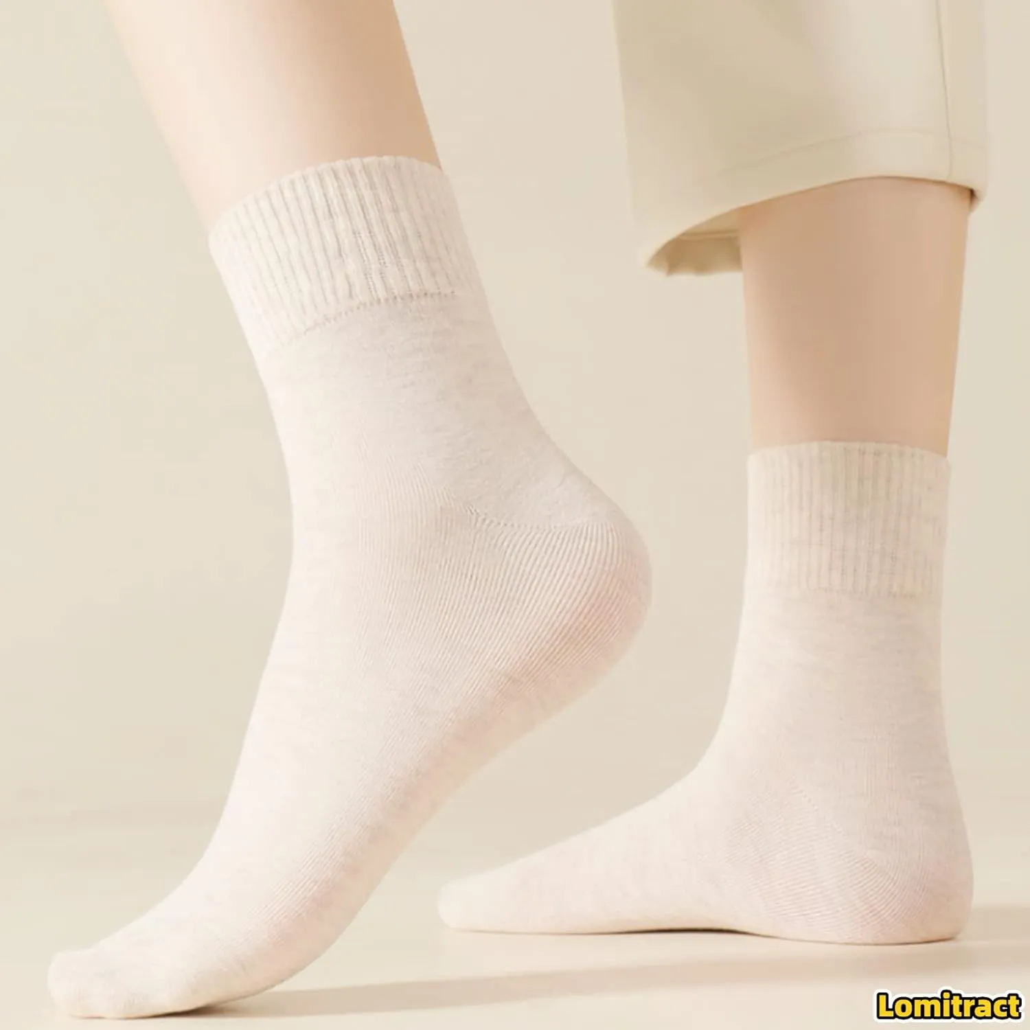 Lomitract Bamboo Mini Crew Socks (Women 5-10)