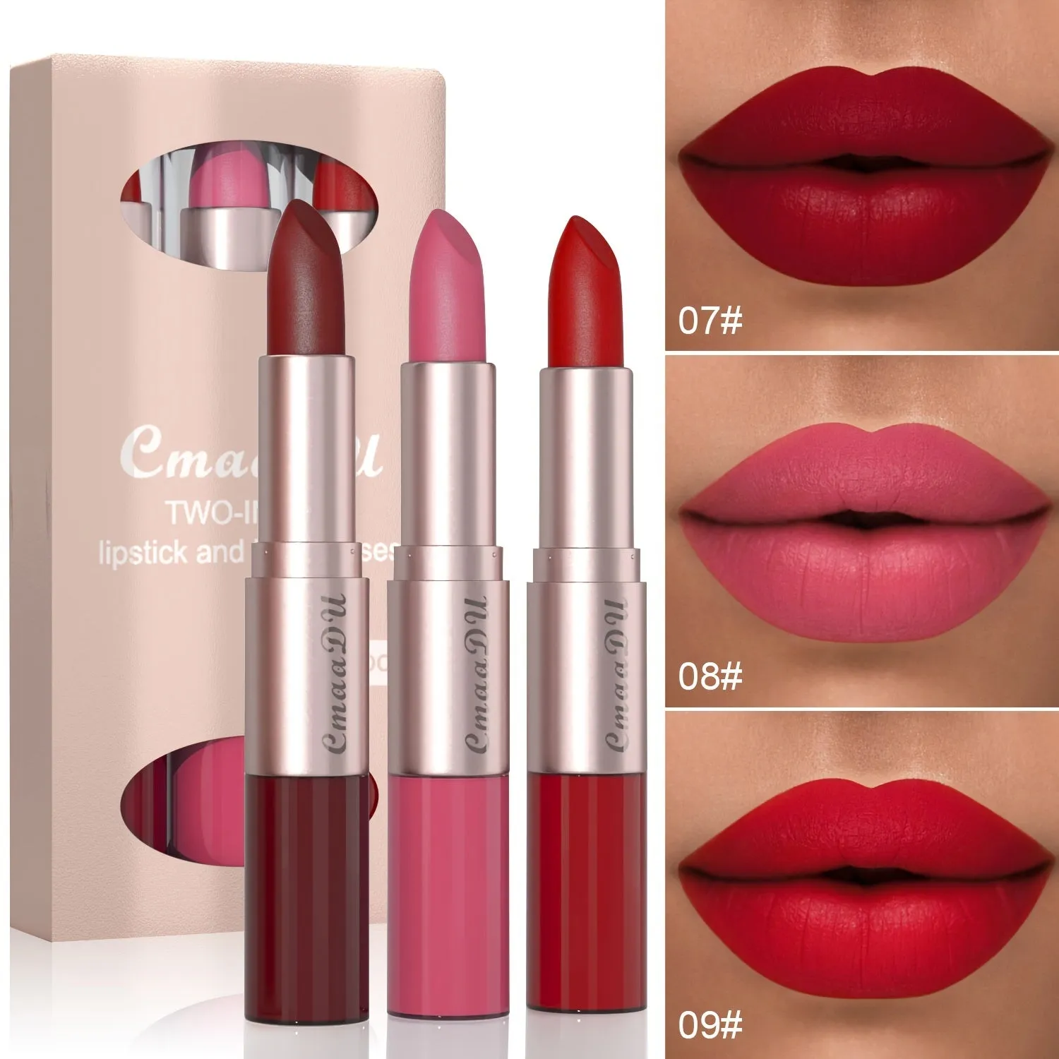 Luxe Lip Duo - 3-Color Lipstick