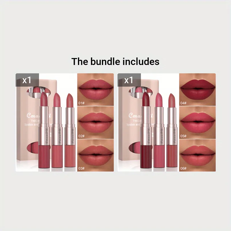 Luxe Lip Duo - 3-Color Lipstick