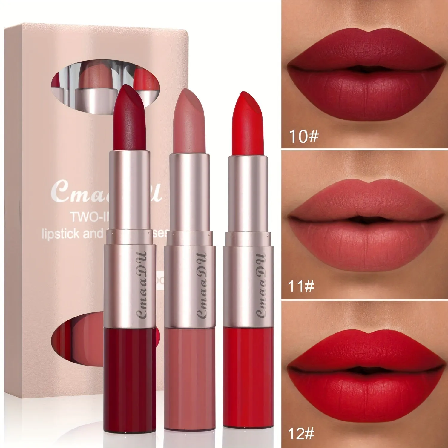 Luxe Lip Duo - 3-Color Lipstick