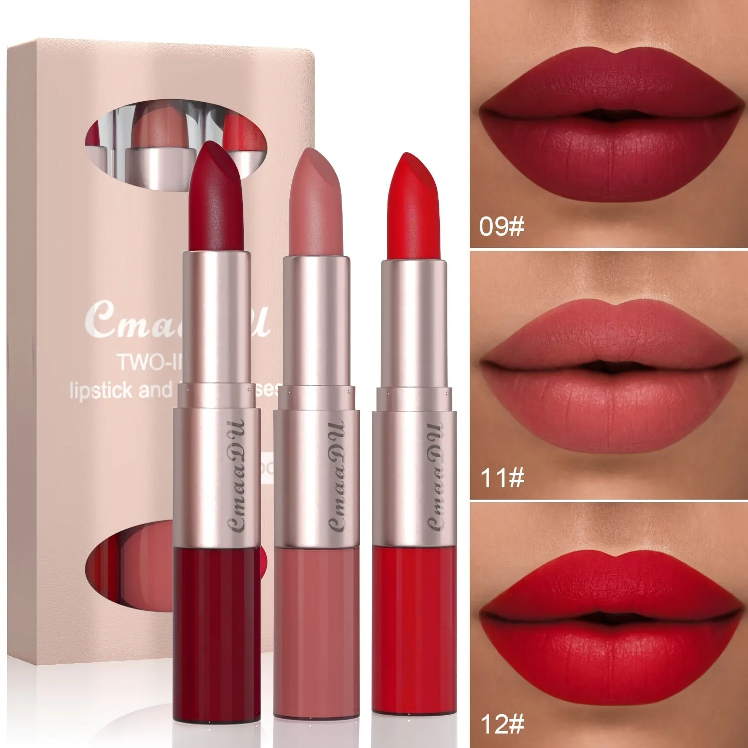 Luxe Lip Duo - 3-Color Lipstick