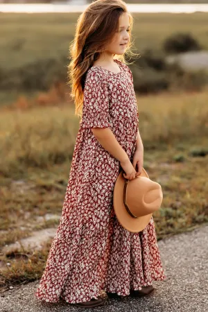 Mae Maxi Dress (whimsy red)