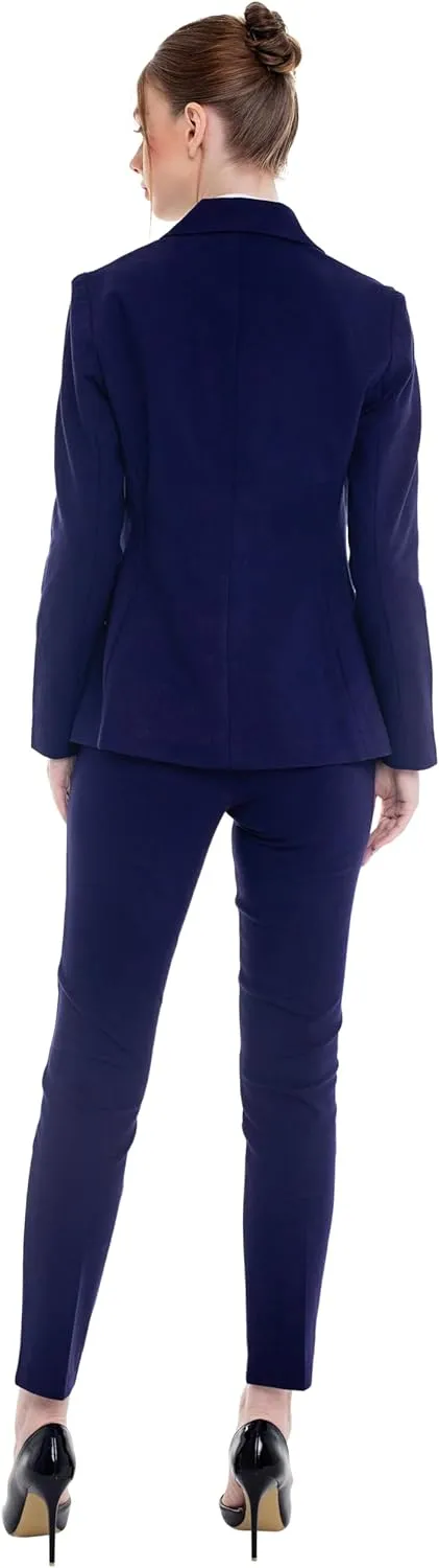Marycrafts Women's Pant Suits Set  Professional Business Suiting Blazer and Pants 2 Piece Outfit