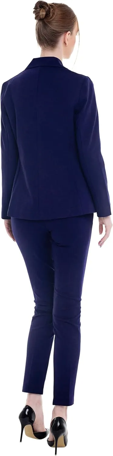 Marycrafts Women's Pant Suits Set  Professional Business Suiting Blazer and Pants 2 Piece Outfit
