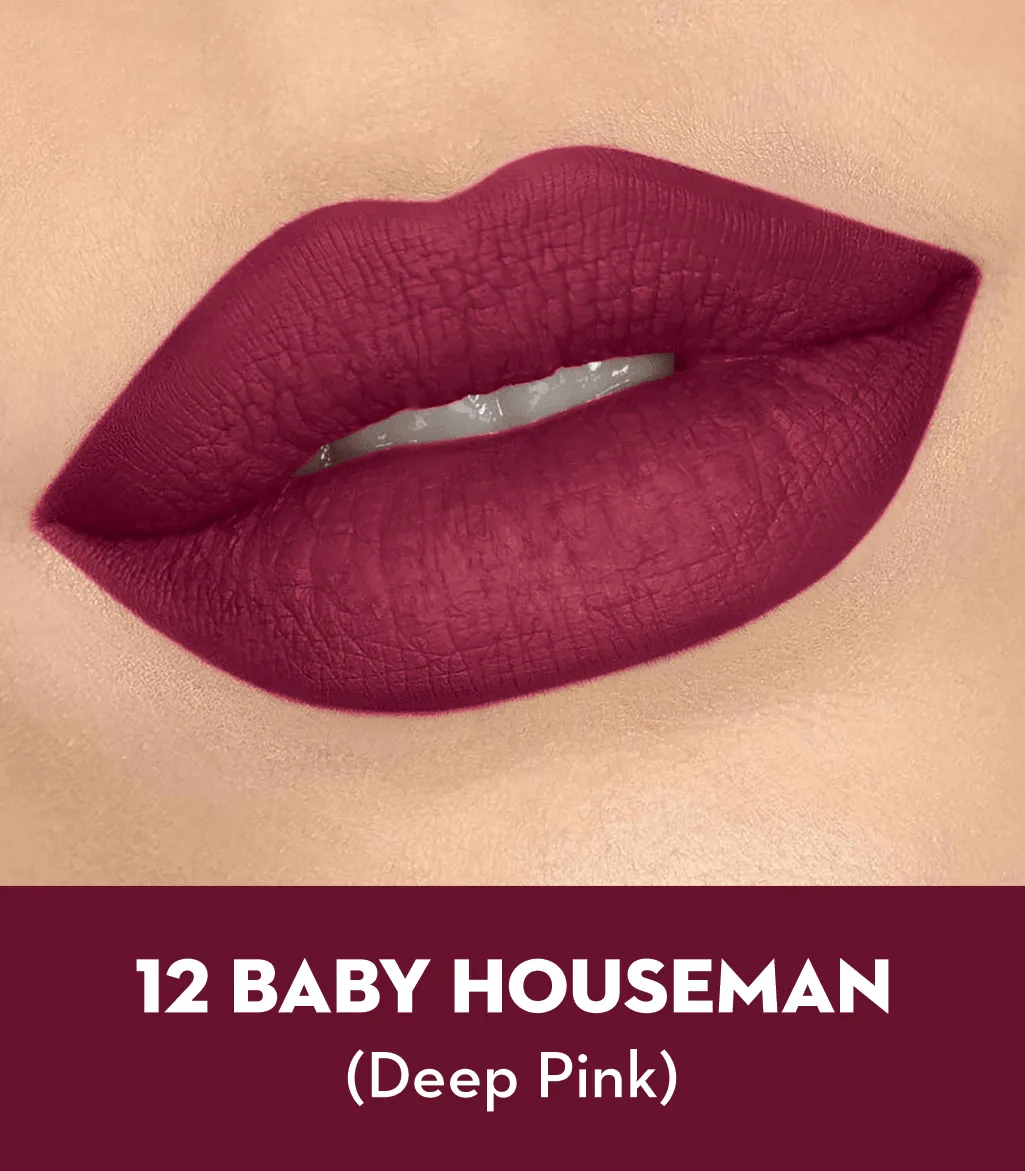 Matte As Hell Crayon Lipstick - 12 Baby Houseman