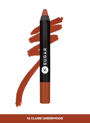 Matte As Hell Crayon Lipstick - 16 Claire Underwood