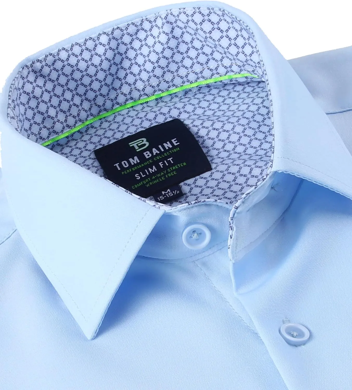 Men Slim Fit Performance Short Sleeve Solid