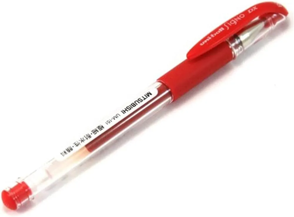 Mitsubishi Uni-Ball Signo DX Rollerball Pen 0.7mm Red
