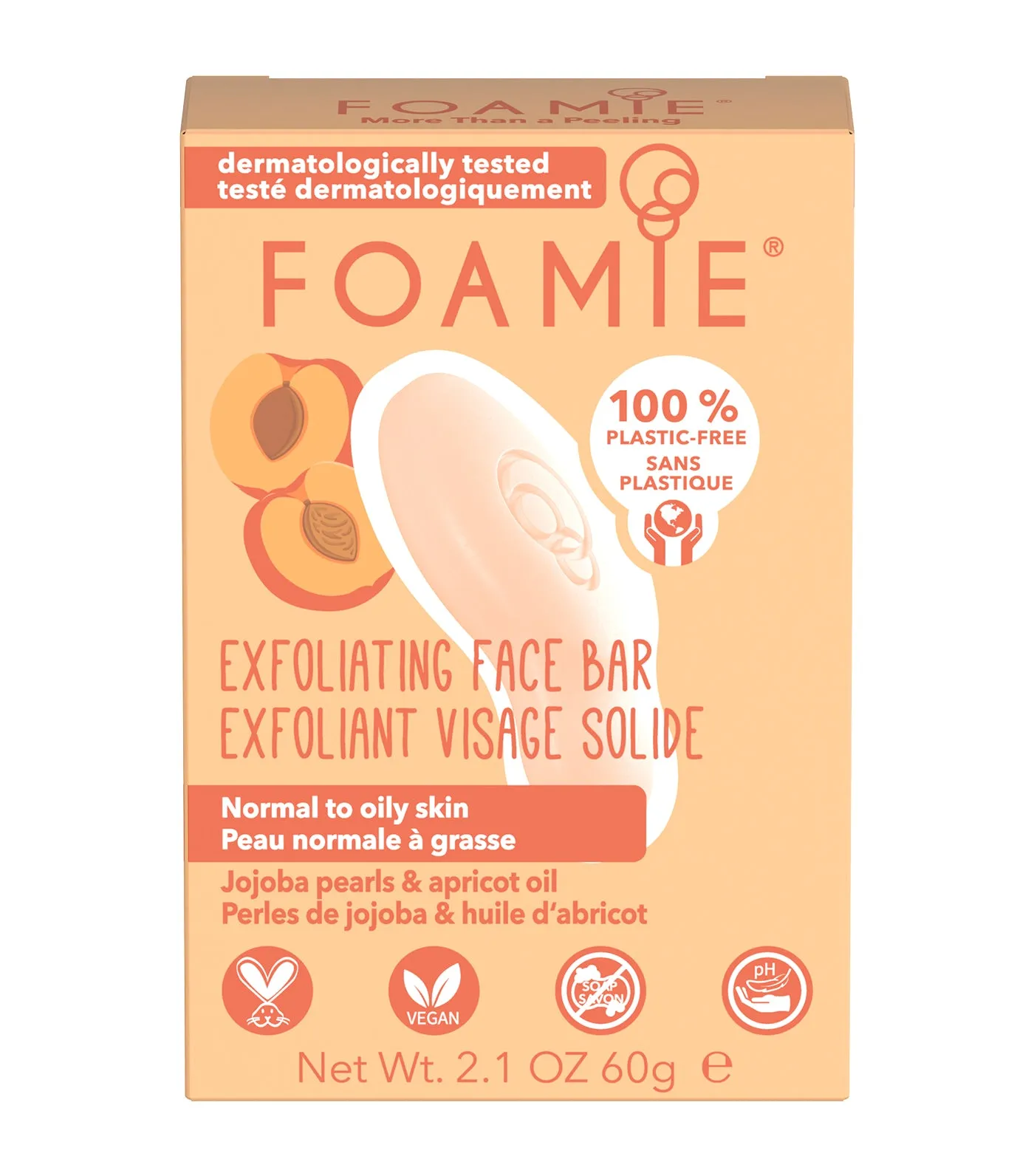 More Than A Peeling Face Bar for Normal to Oily Skin