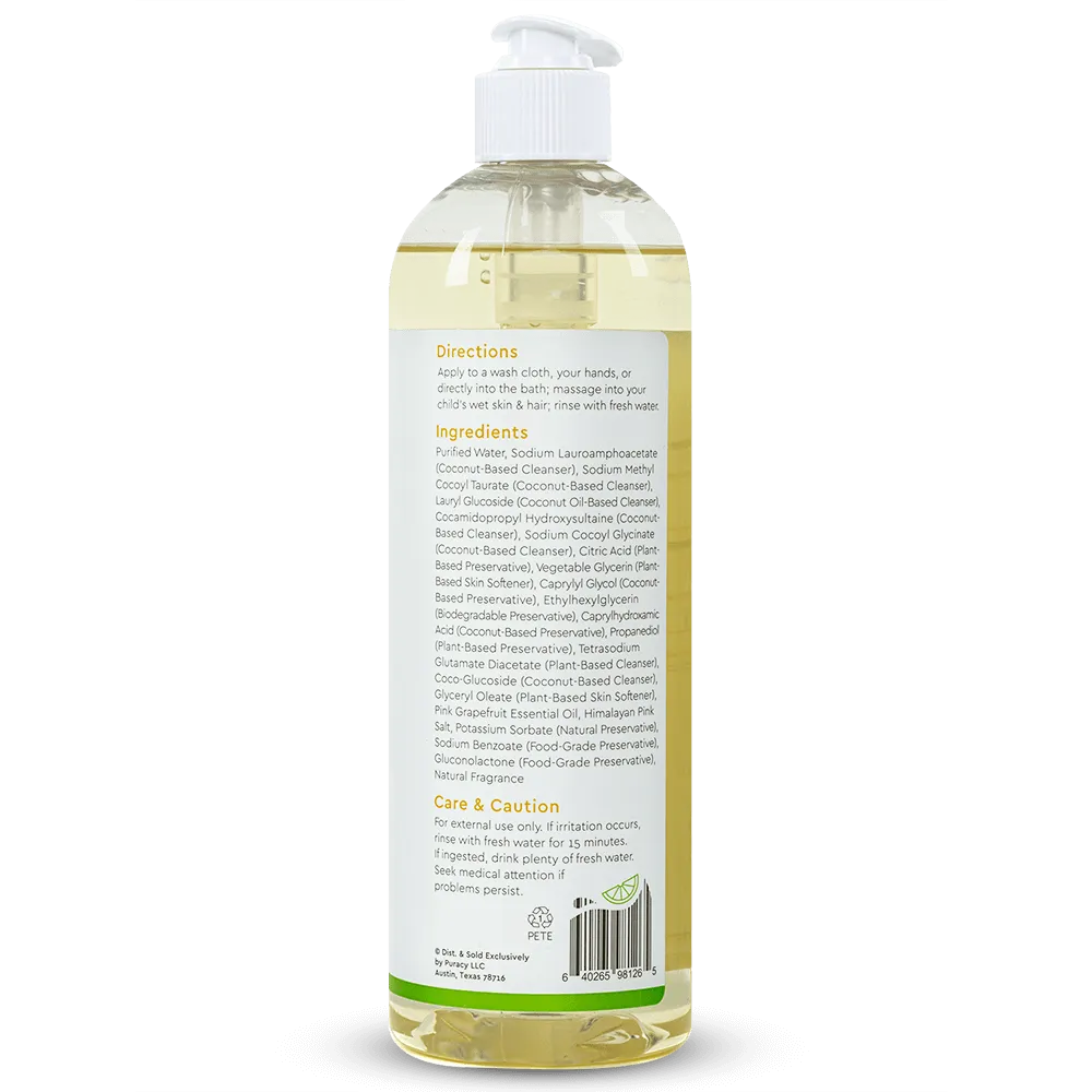 Natural Baby Shampoo & Body Wash -Citrus Grove - 16oz