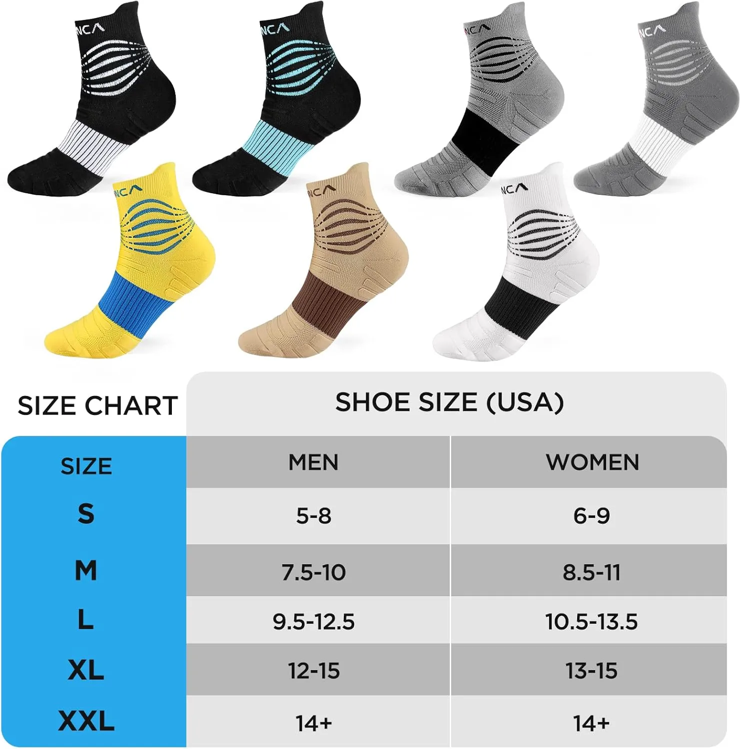 NEENCA Medical Compression Socks for Women & Men Circulation, Ankle Compression Stockings for Pain Relief, Plantar Fasciitis, Swelling, Neuropathy, Runner, Nurses, Travel, Pregnancy, Flying,20-30 mmHg
