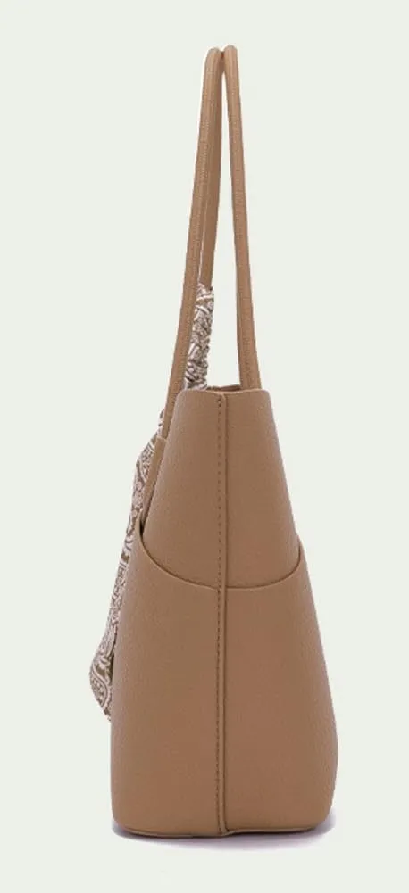 Niction PU Leather Bucket Shoulder Bag Crossbody Bags Small Tote Purses and Handbags with Wallet Adjustable Straps