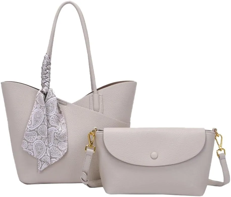 Niction PU Leather Bucket Shoulder Bag Crossbody Bags Small Tote Purses and Handbags with Wallet Adjustable Straps