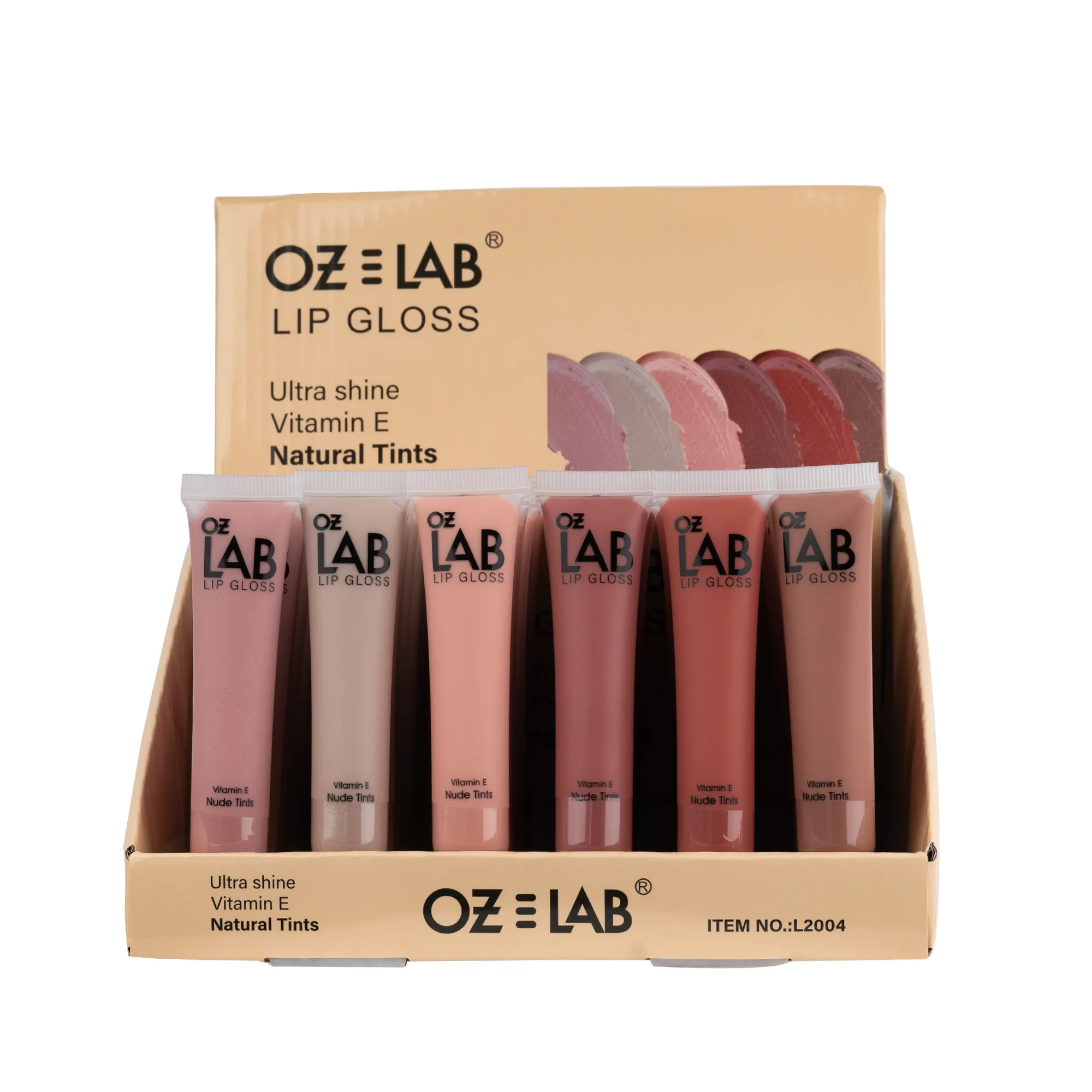 Nude Tinted Lip Gloss - 6 Shades