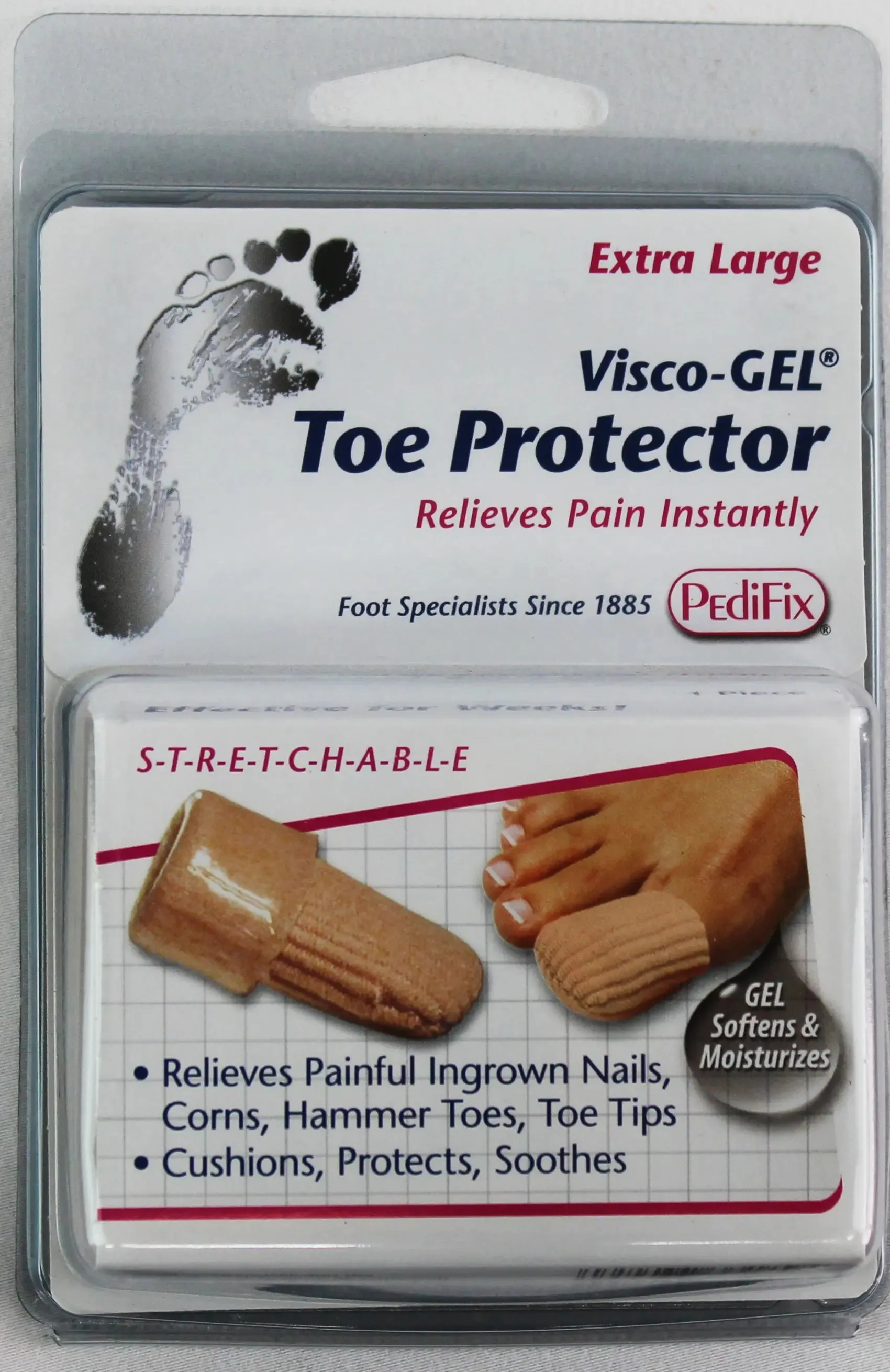 PediFix Visco-GEL Toe Protector  Cushioned Relief for Painful Toes