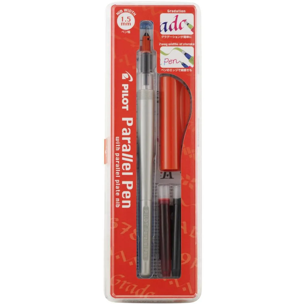 Pilot Parallel Calligraphy Pen Set 1.5mm Red