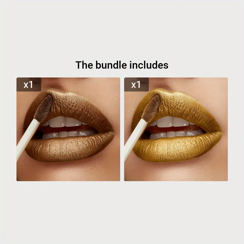 Pudaier Golden Bar Lipstick