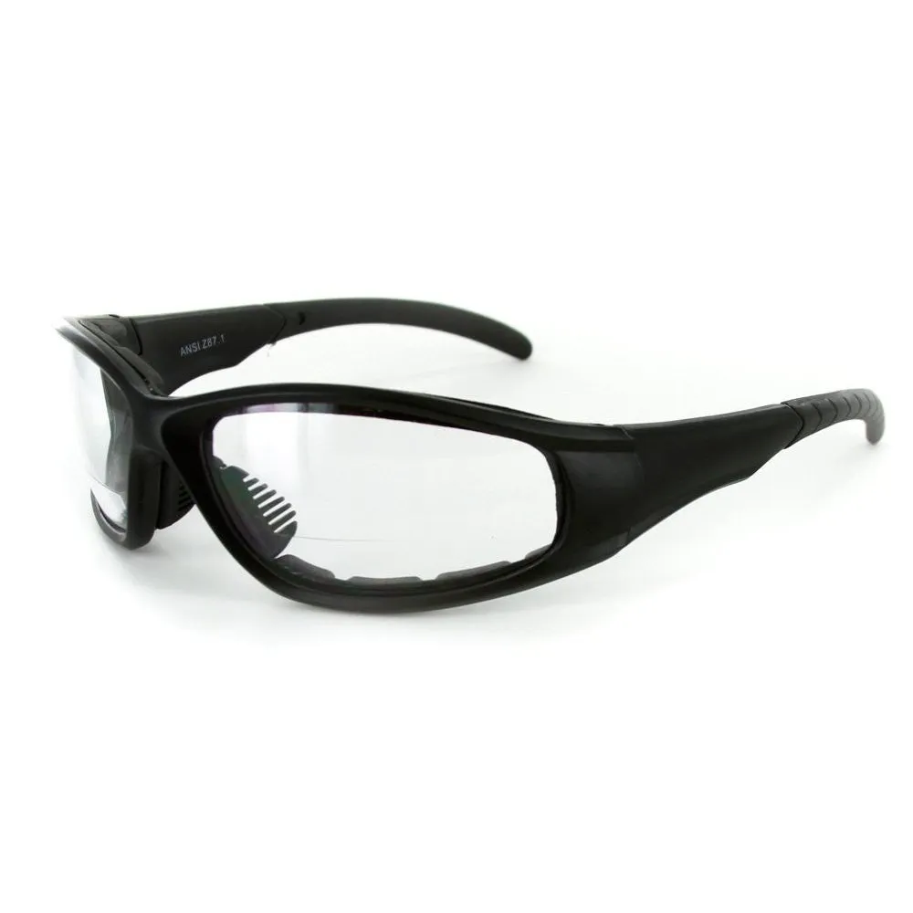 "Sportster" Wind Resistant Lined Bifocal Safety Reading Sunglasses