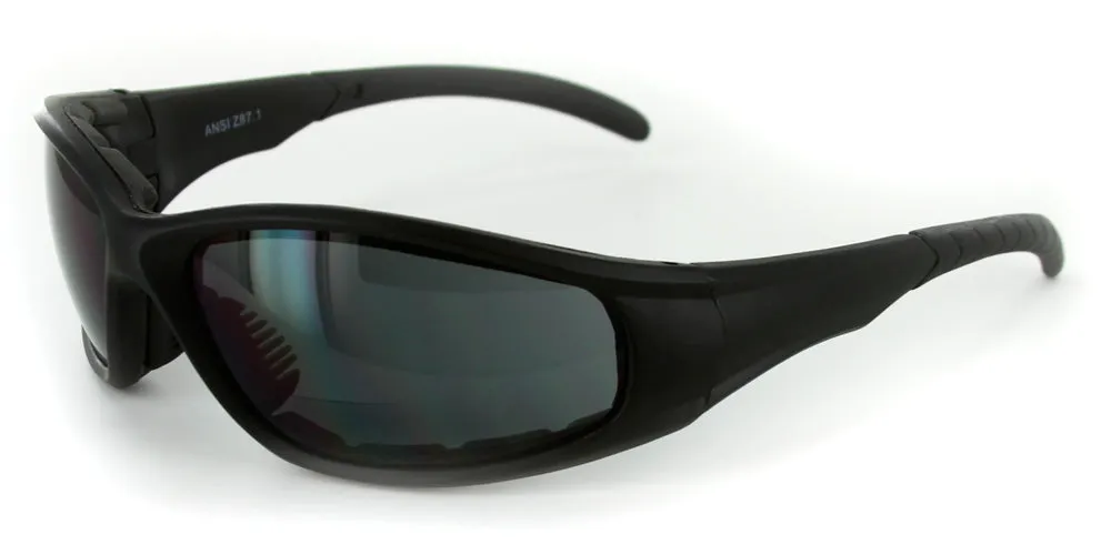 "Sportster" Wind Resistant Lined Bifocal Safety Reading Sunglasses