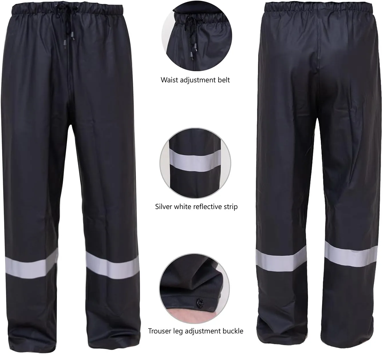 Rain Suits for Men Waterproof Work Heavy Duty Rain Suit Rain coats Rain Gear Jacket and Pants Rainwear