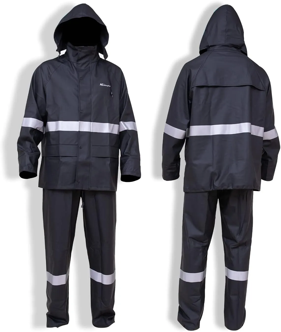 Rain Suits for Men Waterproof Work Heavy Duty Rain Suit Rain coats Rain Gear Jacket and Pants Rainwear