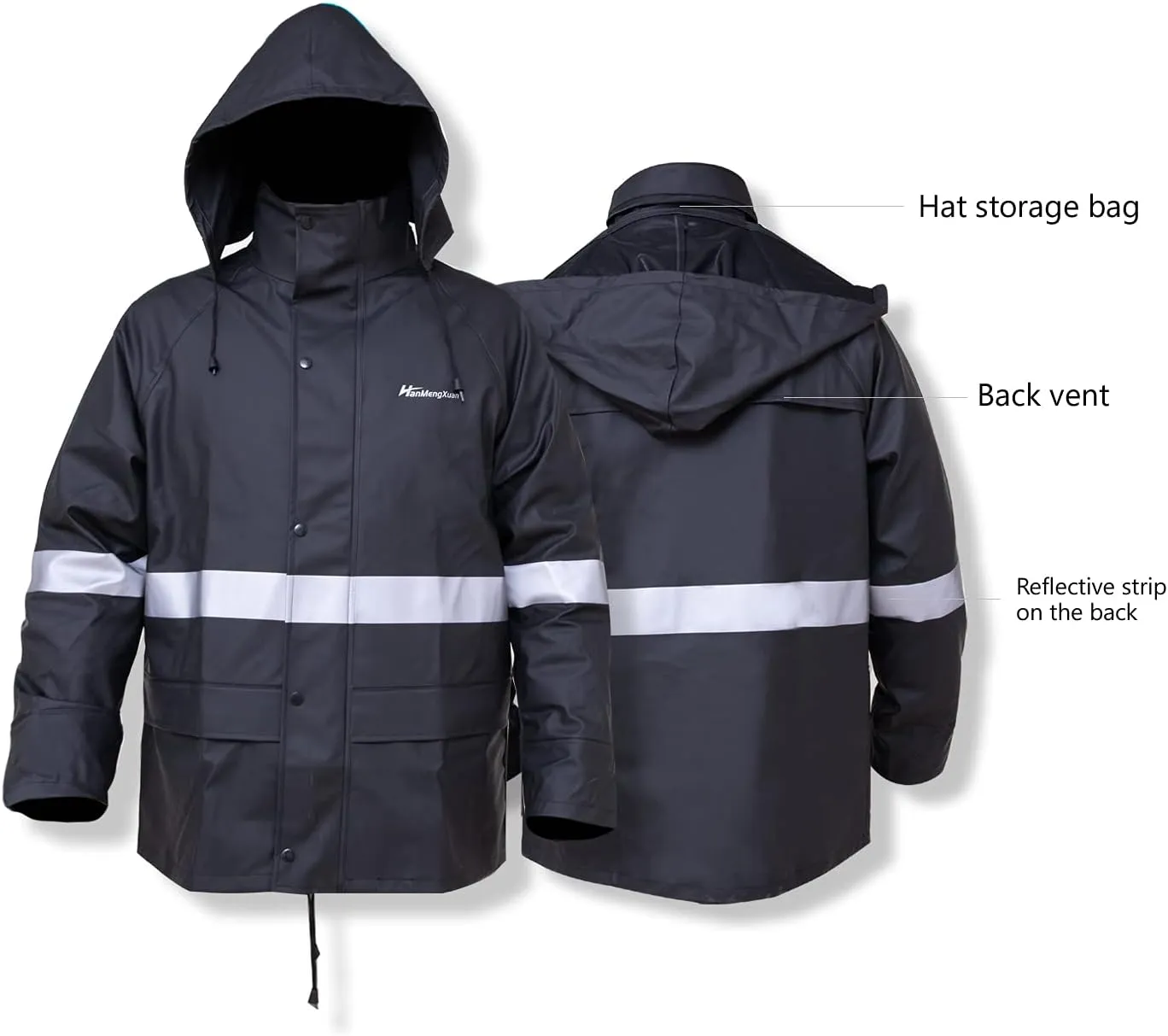 Rain Suits for Men Waterproof Work Heavy Duty Rain Suit Rain coats Rain Gear Jacket and Pants Rainwear