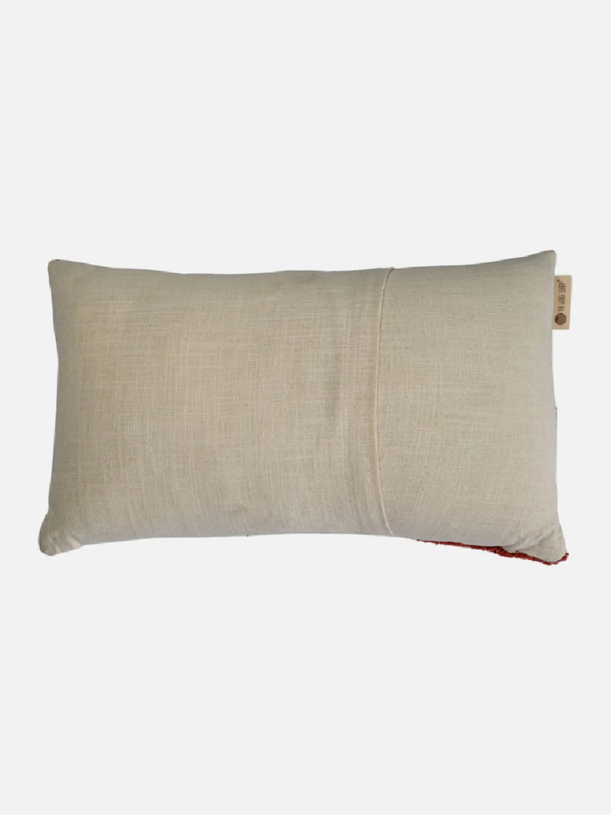 Ruhe Printed Shag Lumbar Cushion Cover Multi Colour
