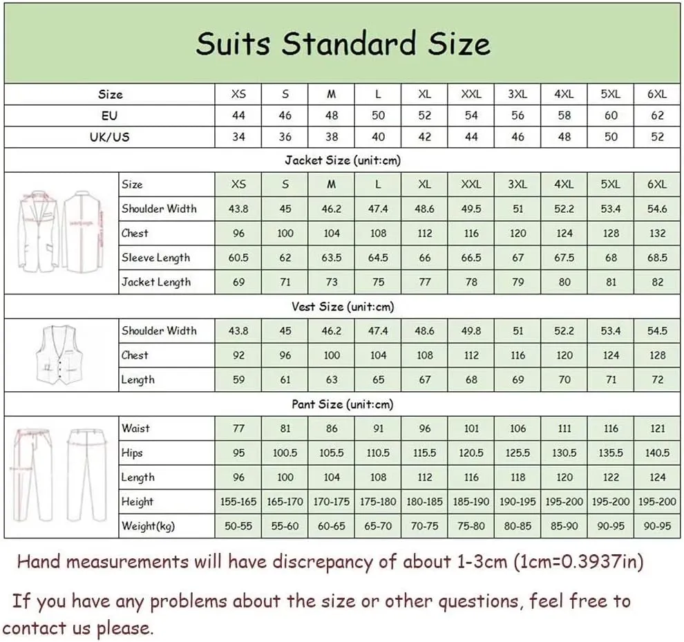 SAROULU Men 3 Pieces Floral Jacket Pants Vest Party Blazers Formal Suit Set Wedding Tuxedo