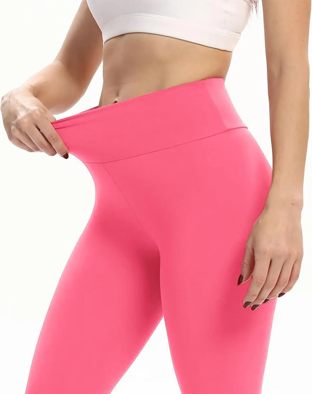 Scrunch Butt Lifting Ruched Leggings for Women High Waisted Textured Tummy Control Push Up Yoga Pants