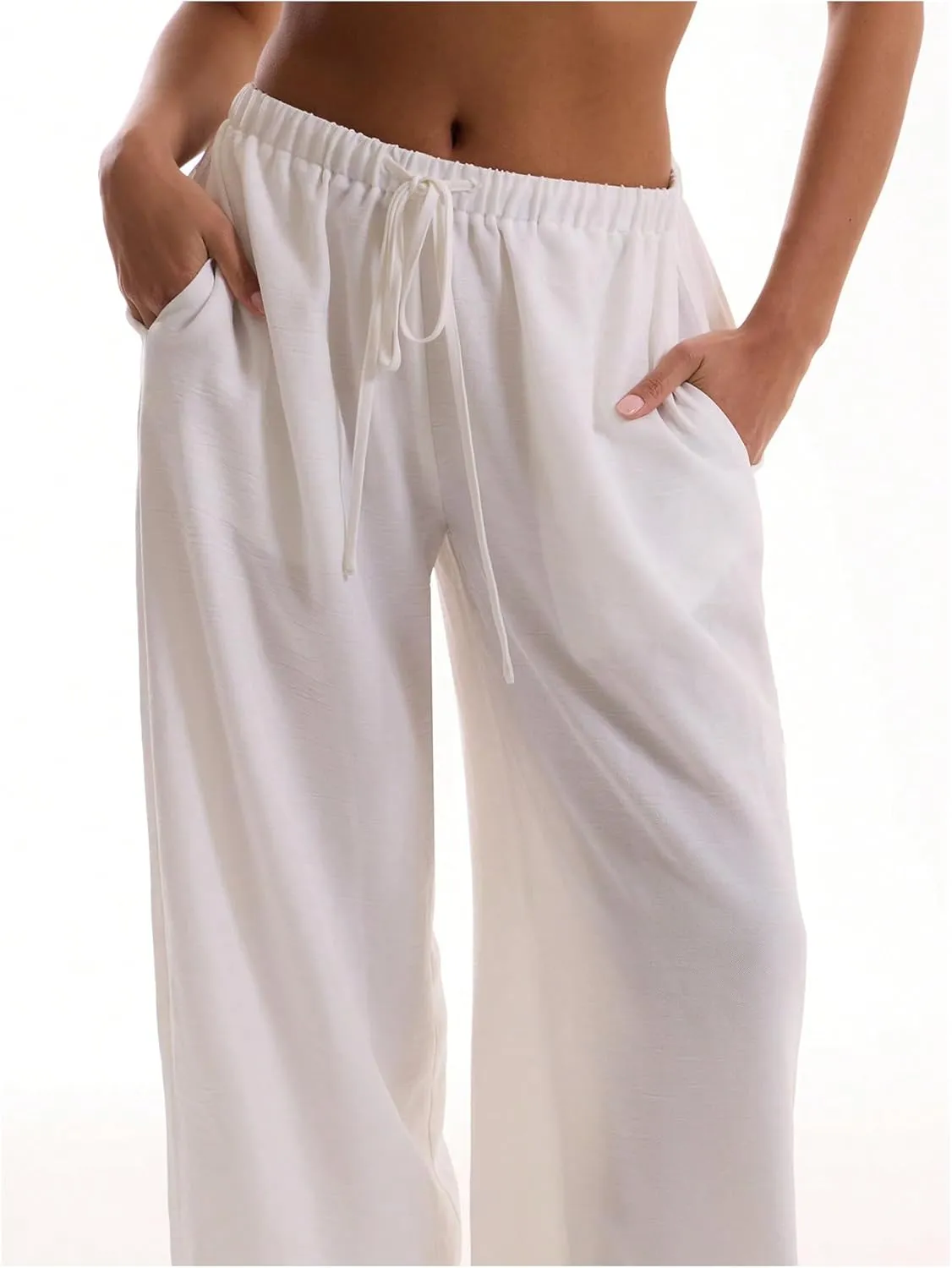 SHENHE Women's Green Wide Leg Palazzo Pants