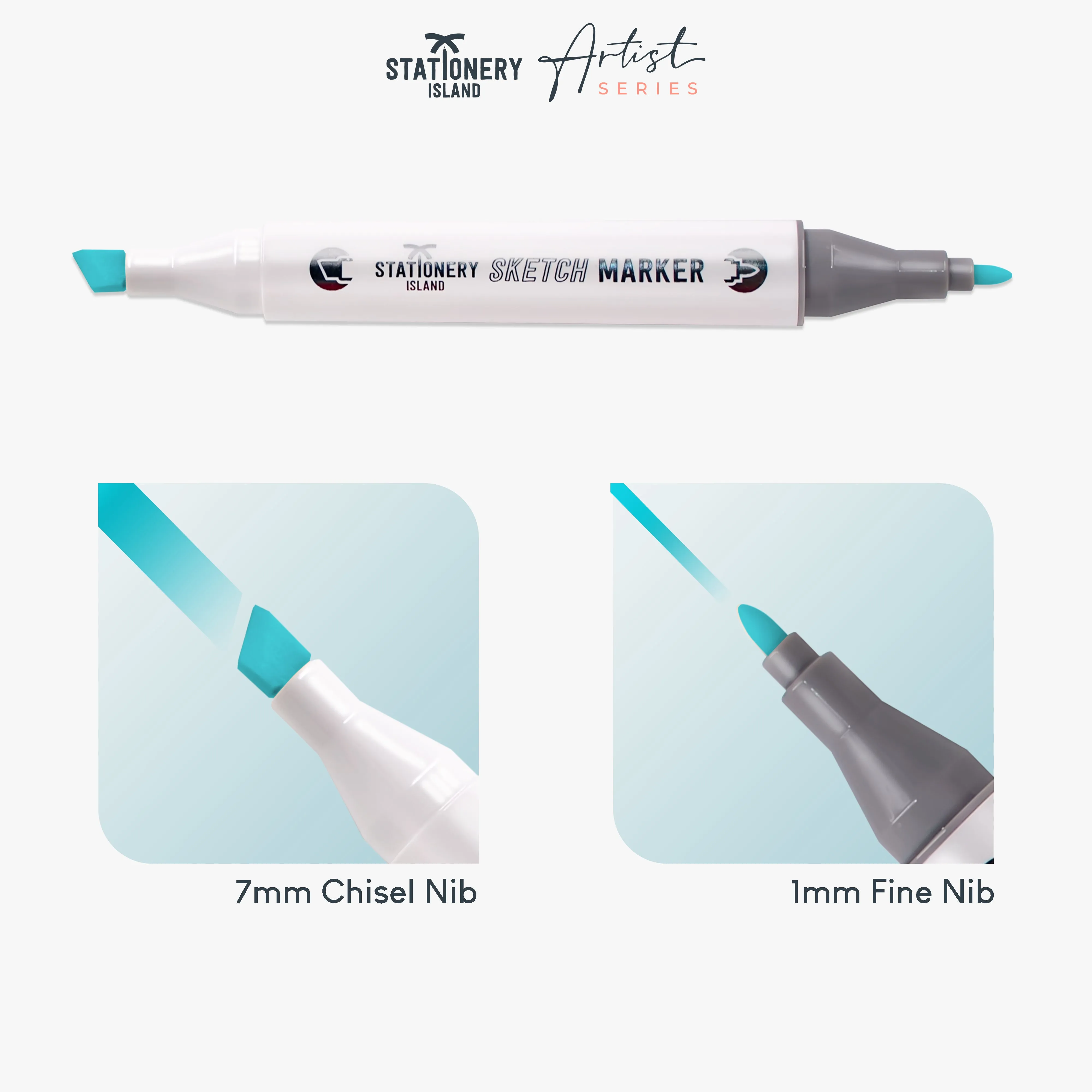Skin Tones Sketch Markers & Hard Carry Case - Set of 48