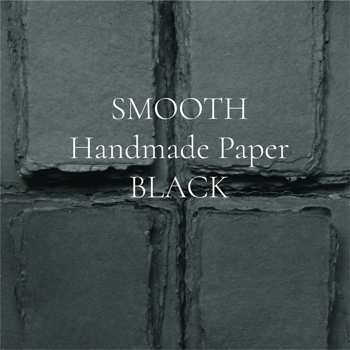 Smooth Handmade Paper  {Black}