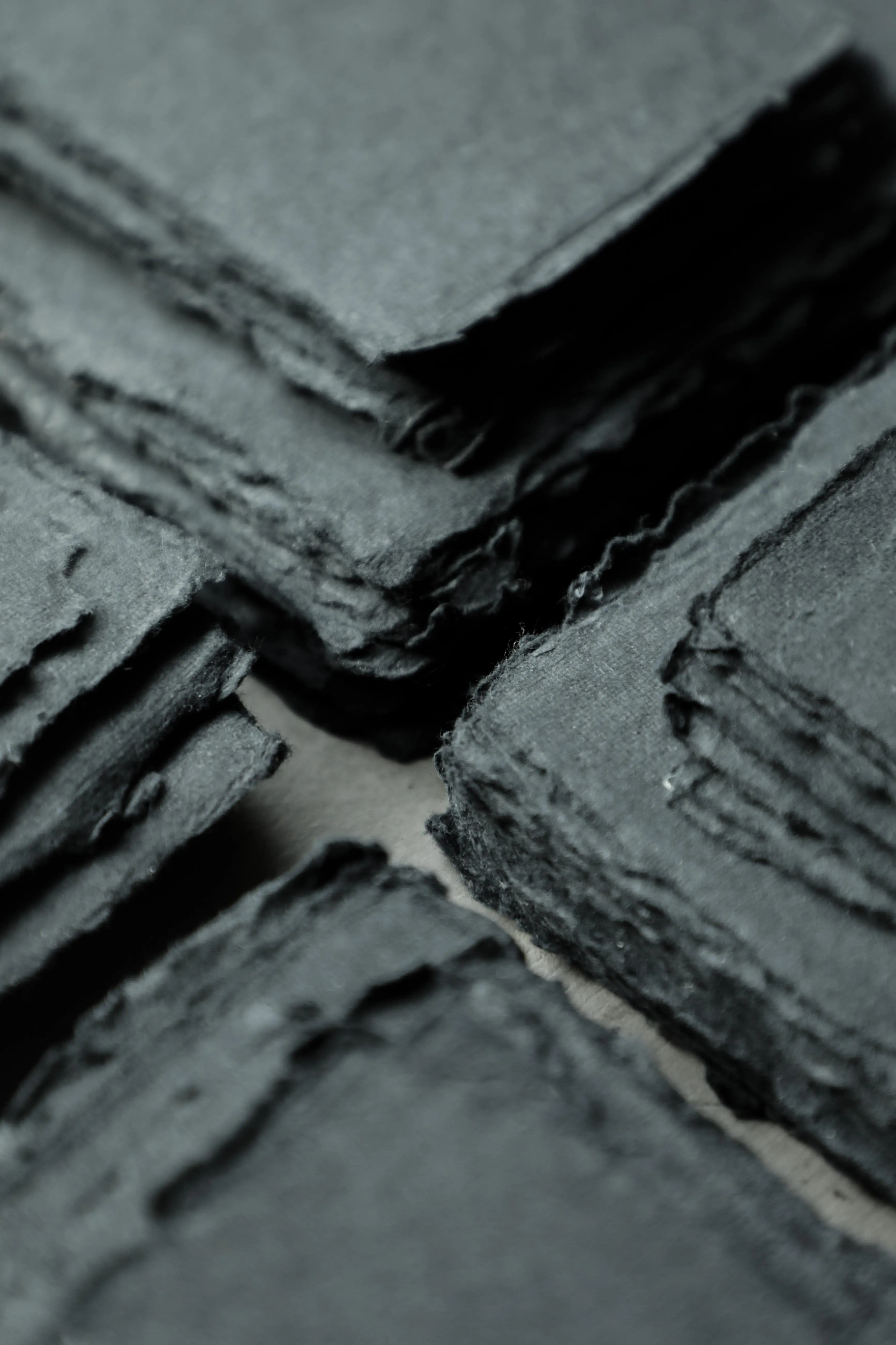 Smooth Handmade Paper  {Black}
