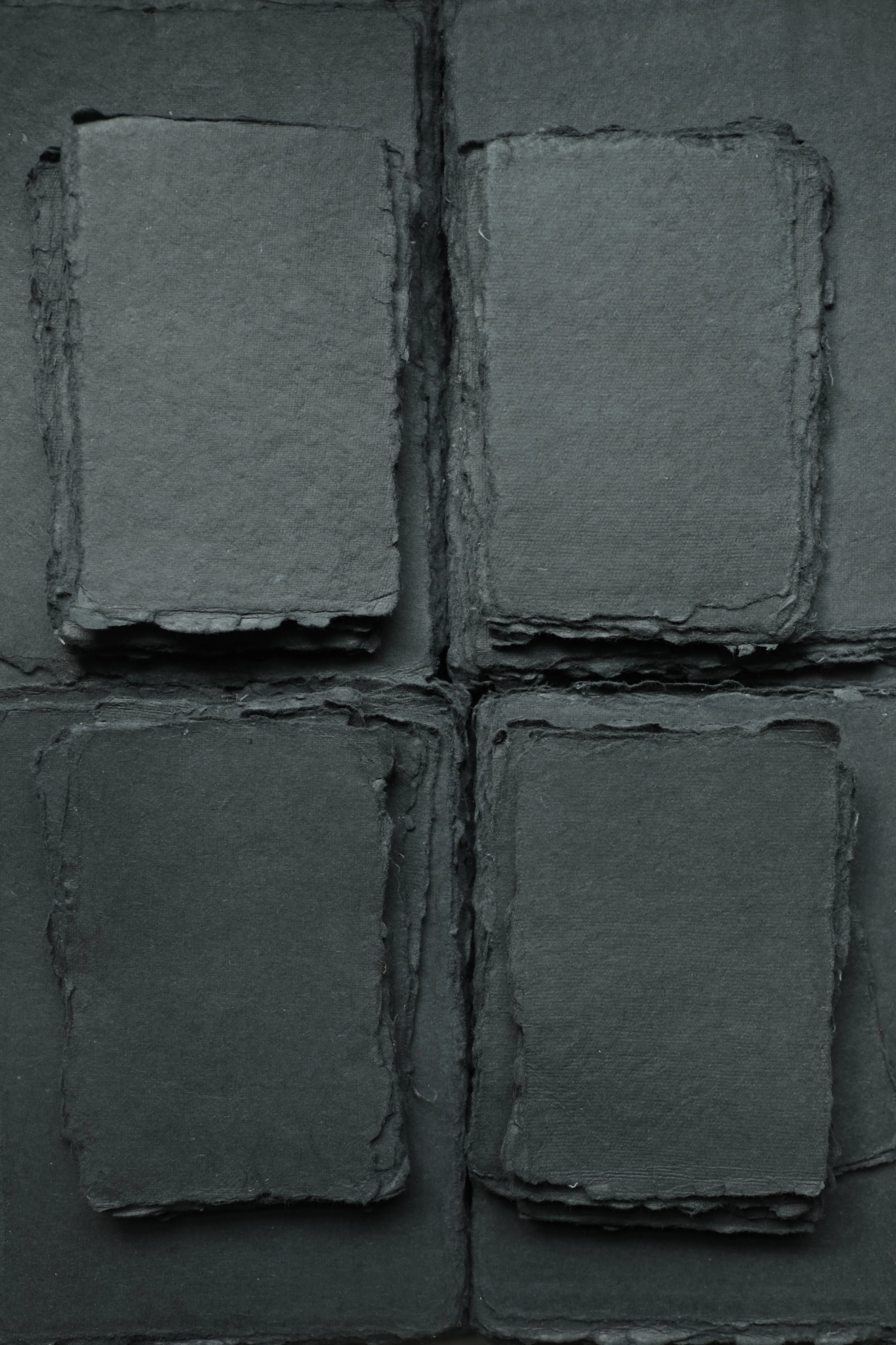 Smooth Handmade Paper  {Black}