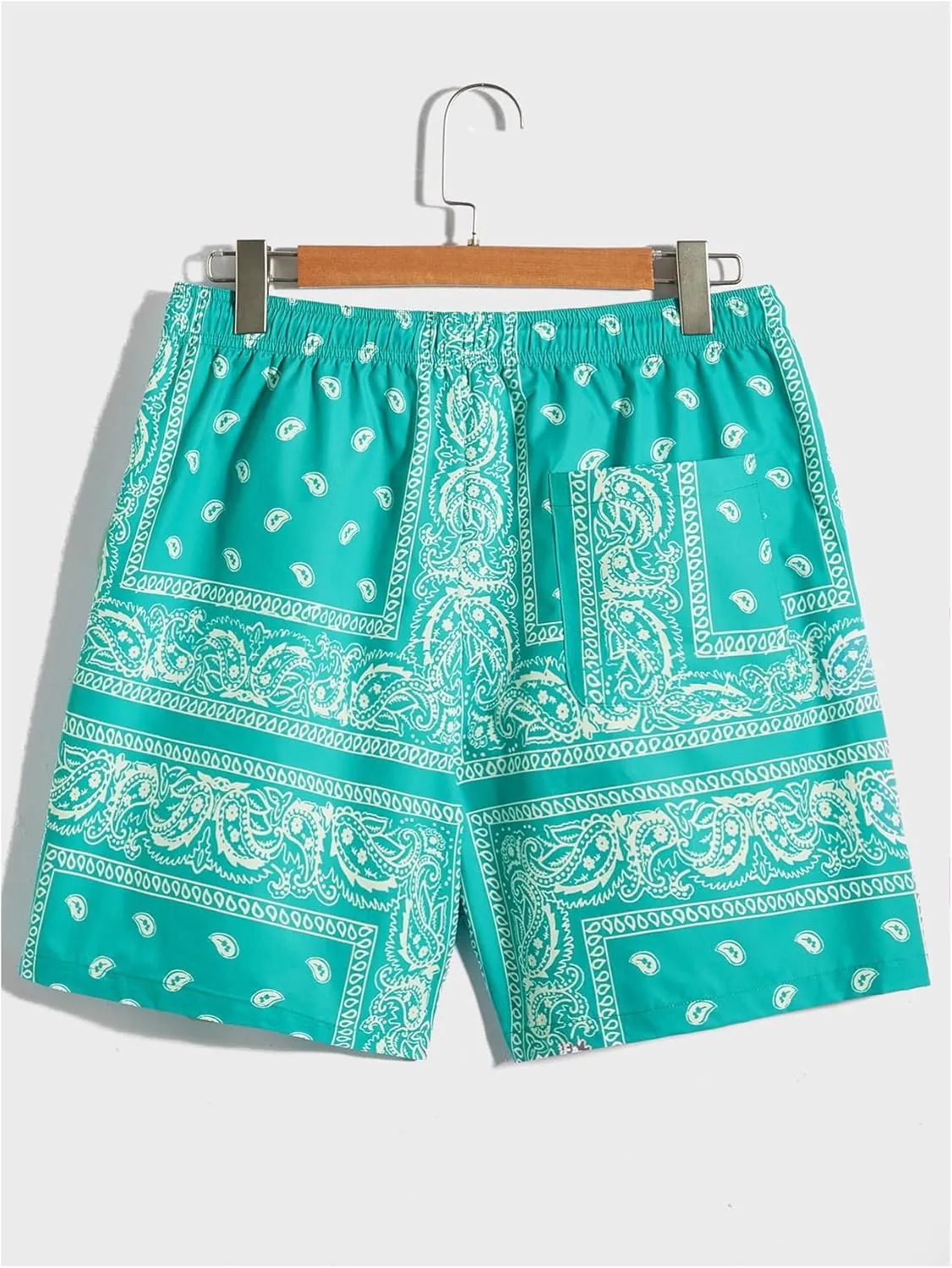 SOLY HUX Men's Elastic High Waisted Casual Summer Shorts