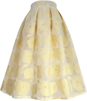 Spring Summer Elegant Floral Organza Tassel High Waist Pink Tulle Mesh Long Midi Skirt