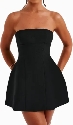 Strapless Short Homecoming Dresses for Teens 2025 A Line Mini Cocktail Gowns Backless Sleeveless Graduation Dress