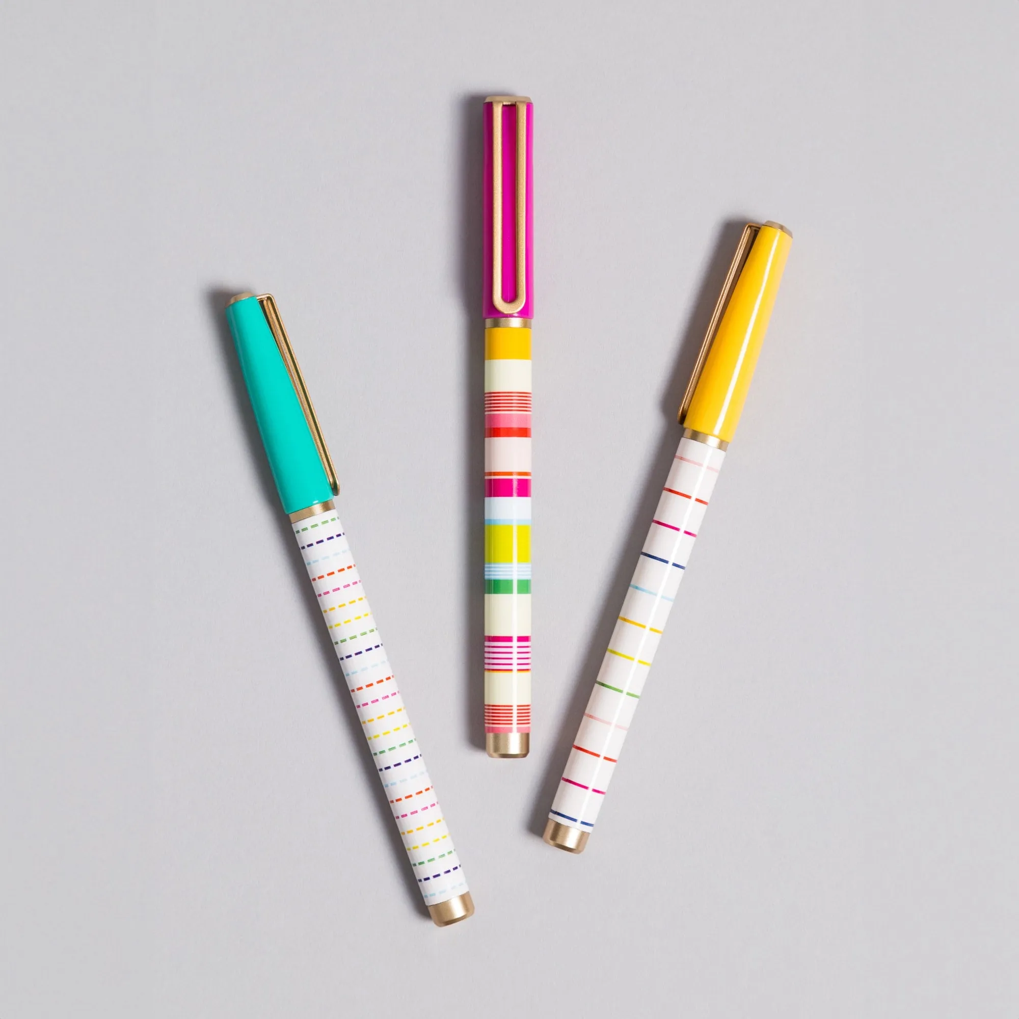 Stripes & Brights Felt Tip Pens, 3 CT Assorted Colors