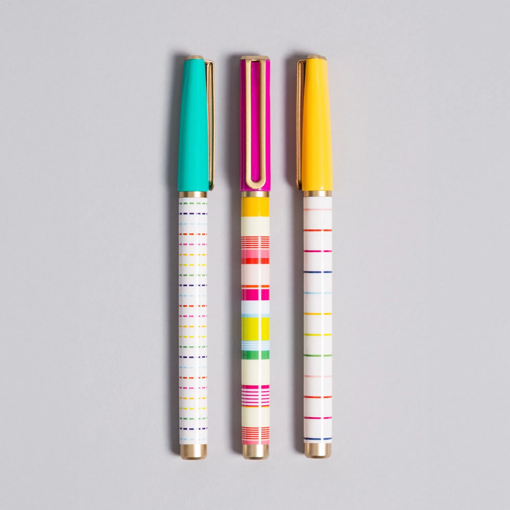 Stripes & Brights Felt Tip Pens, 3 CT Assorted Colors