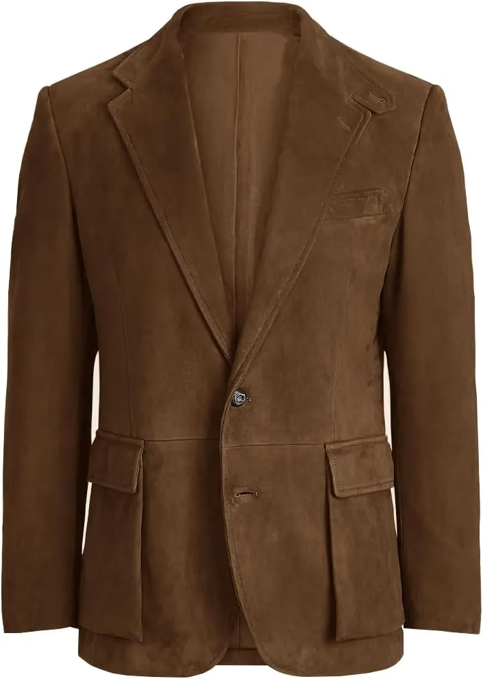Suit for Men Suede Winter Jacket Slim Fit Single Breasted New in Suits & Blazers Mens Sport Coats Jacket