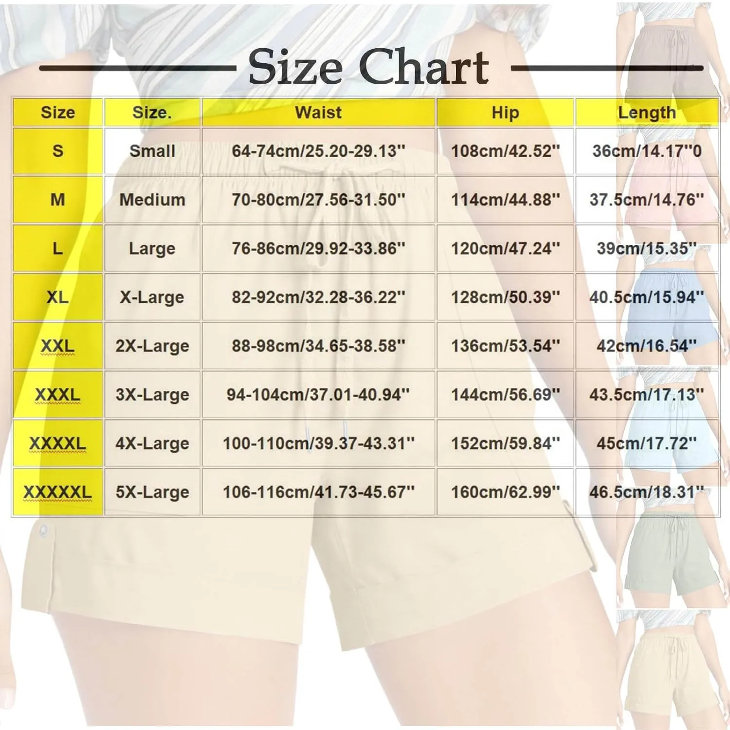 Summer Shorts for Women Plus Size Casual Elastic Waist Drawstring Short 5 Inch Inseam Beach Vacation Outfits