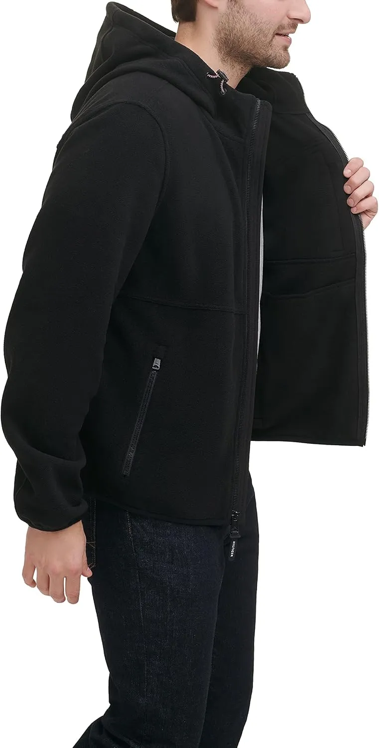 Tommy Hilfiger Men's Hooded Performance Fleece Jacket