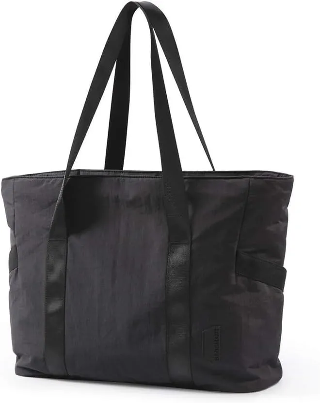Travel Garment Bags Women's Handbag Zipper Shoulder Bag Gym Bag Duffle Bag(Black)