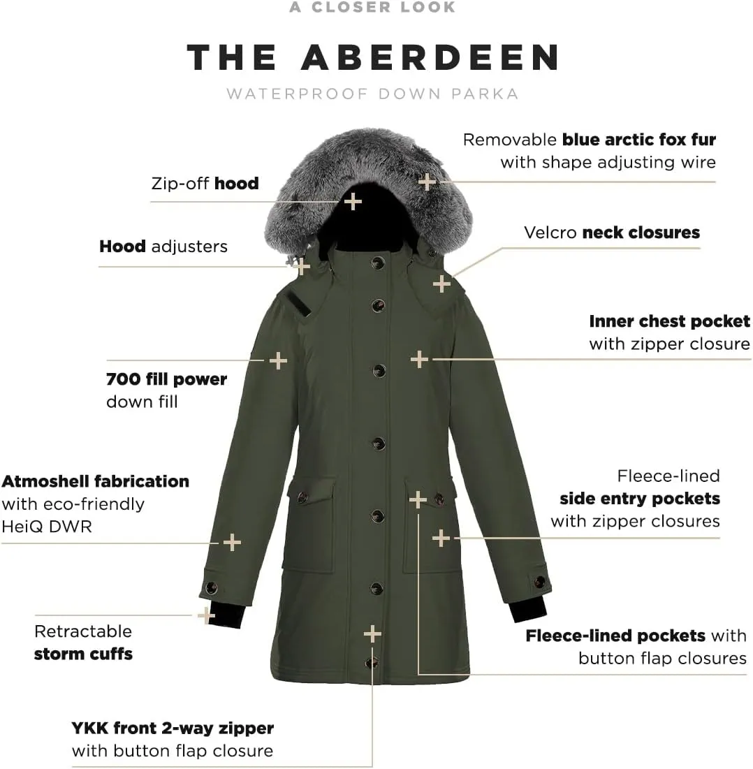 Triple F.A.T. Goose Aberdeen Womens Winter Coats - Parka Jacket Women - Down Jacket Women - Puffer Jacket Womens