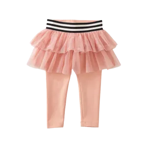 Tulle Ruffle Skirt Baby Pants