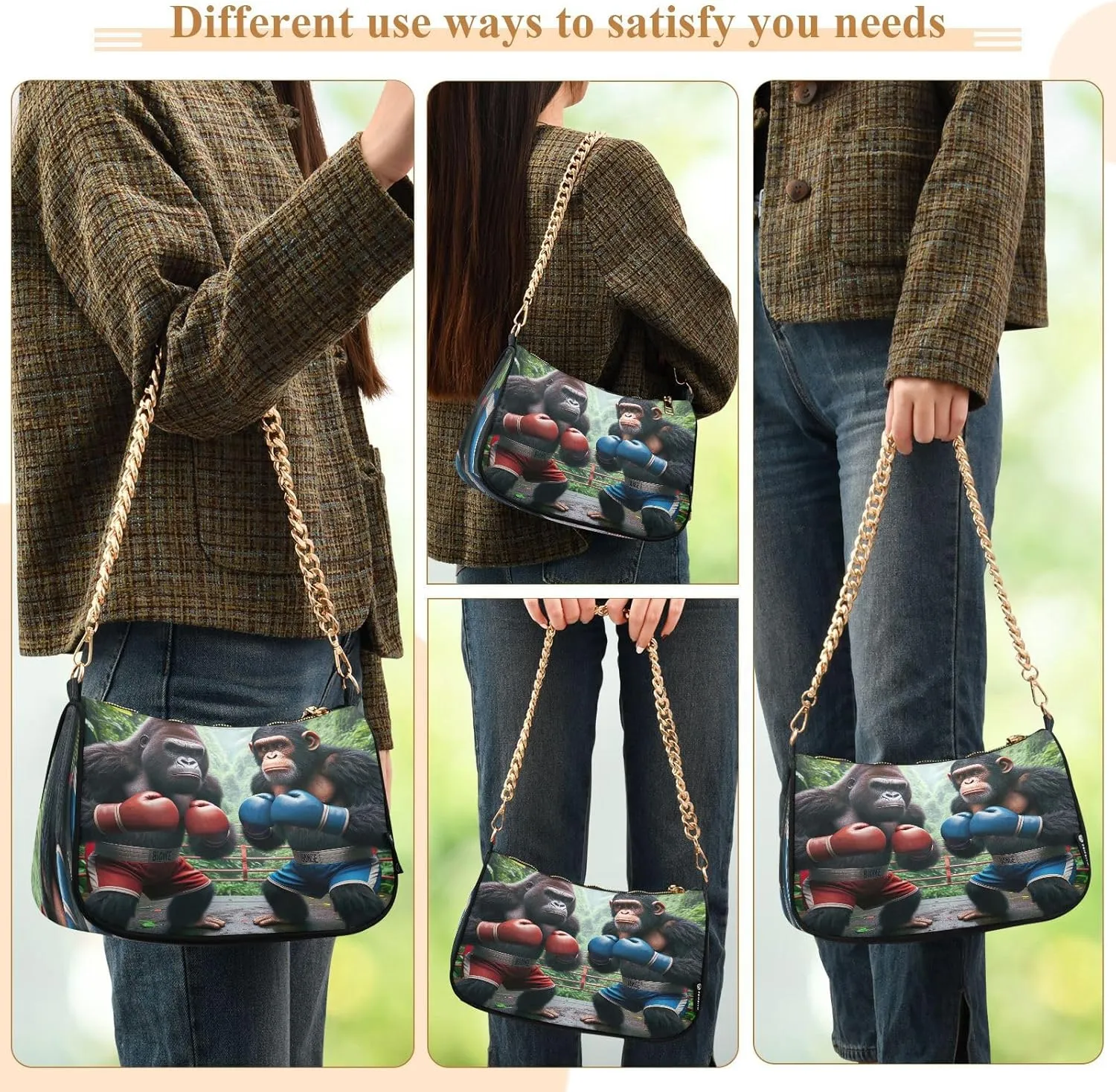 Two Kittens Women Bag, Crossbody Bags