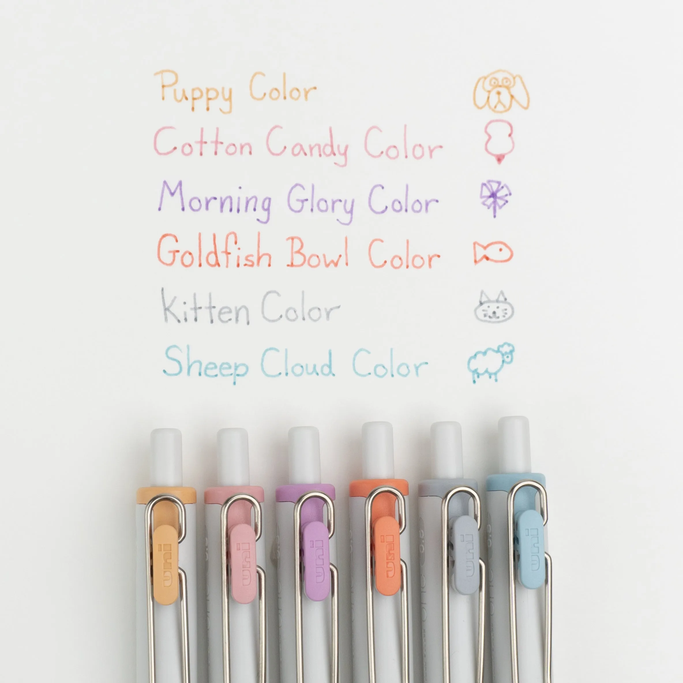 Uniball One Gel Pens - Yuru Matope (0.38mm)
