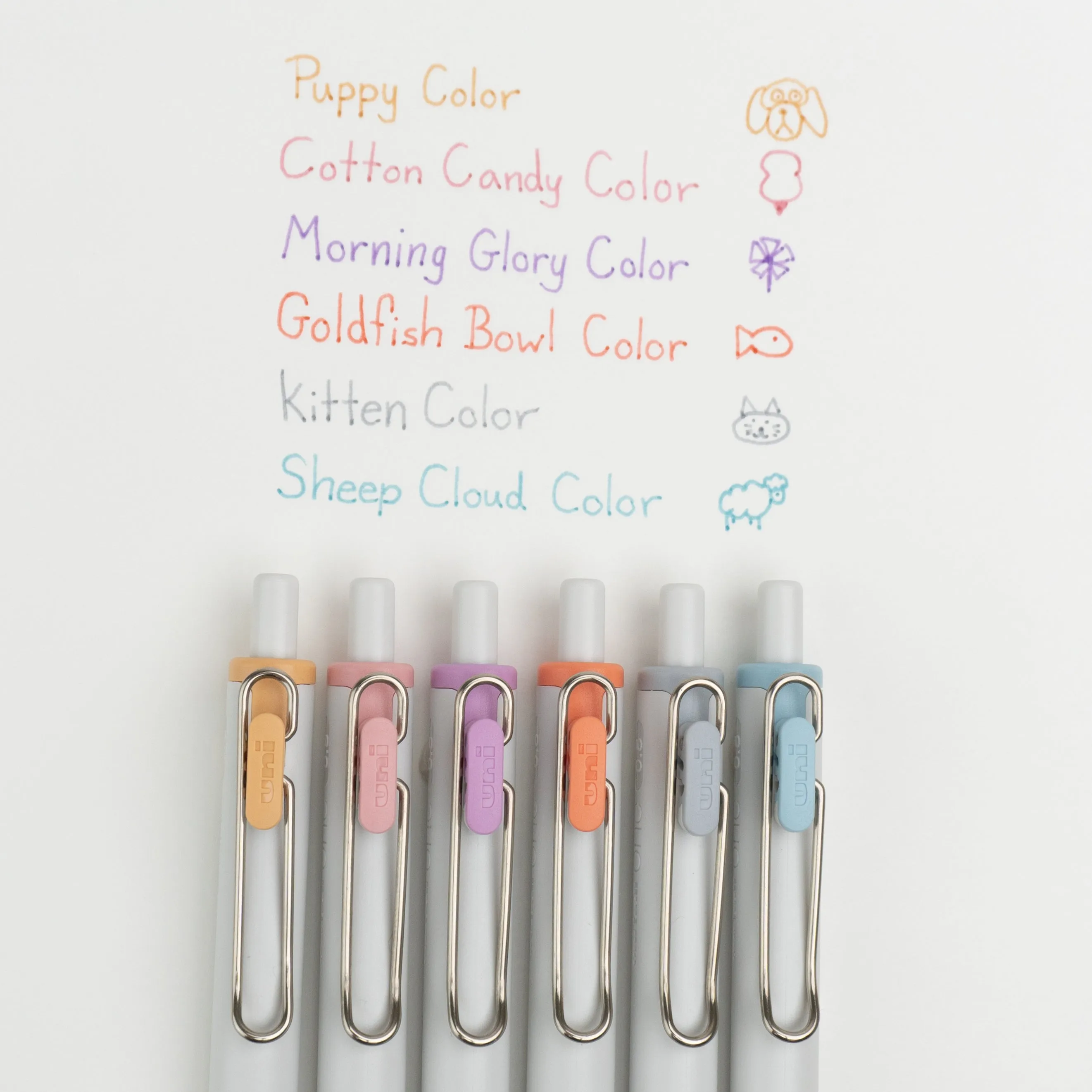 Uniball One Gel Pens - Yuru Matope (0.5mm)