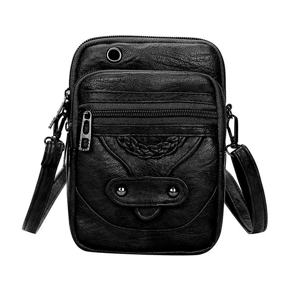 US 1~2Pc Women Crossbody Cell Phone Cash Shoulder Bag Handbag Wallet Purse Pouch