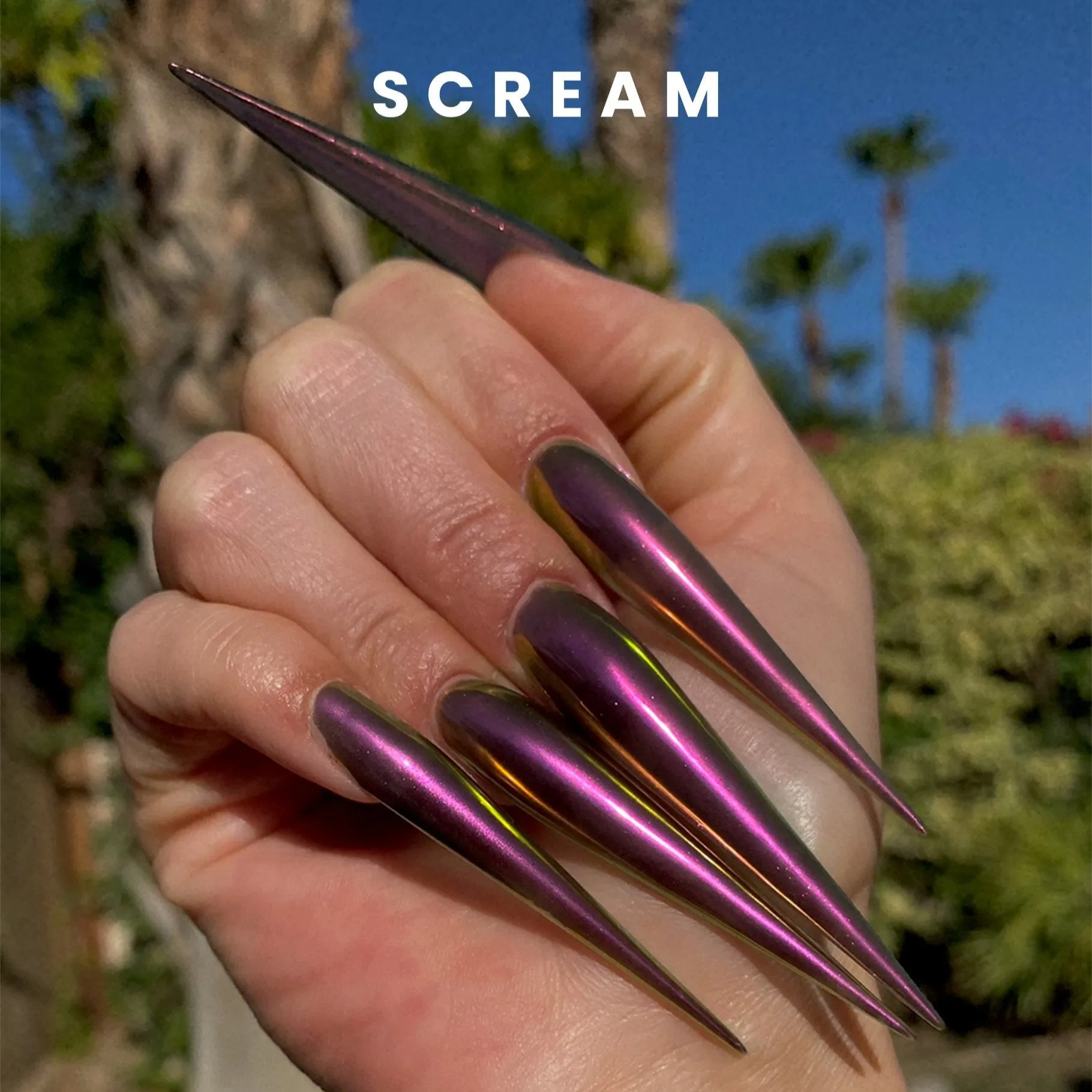 V Beauty Pure Chrome Powder - Scream